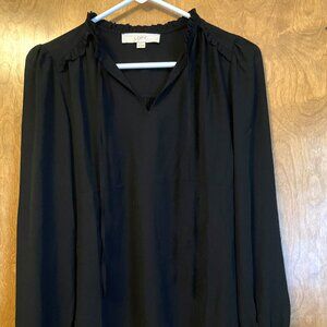 Long sleeve, high neck blouse